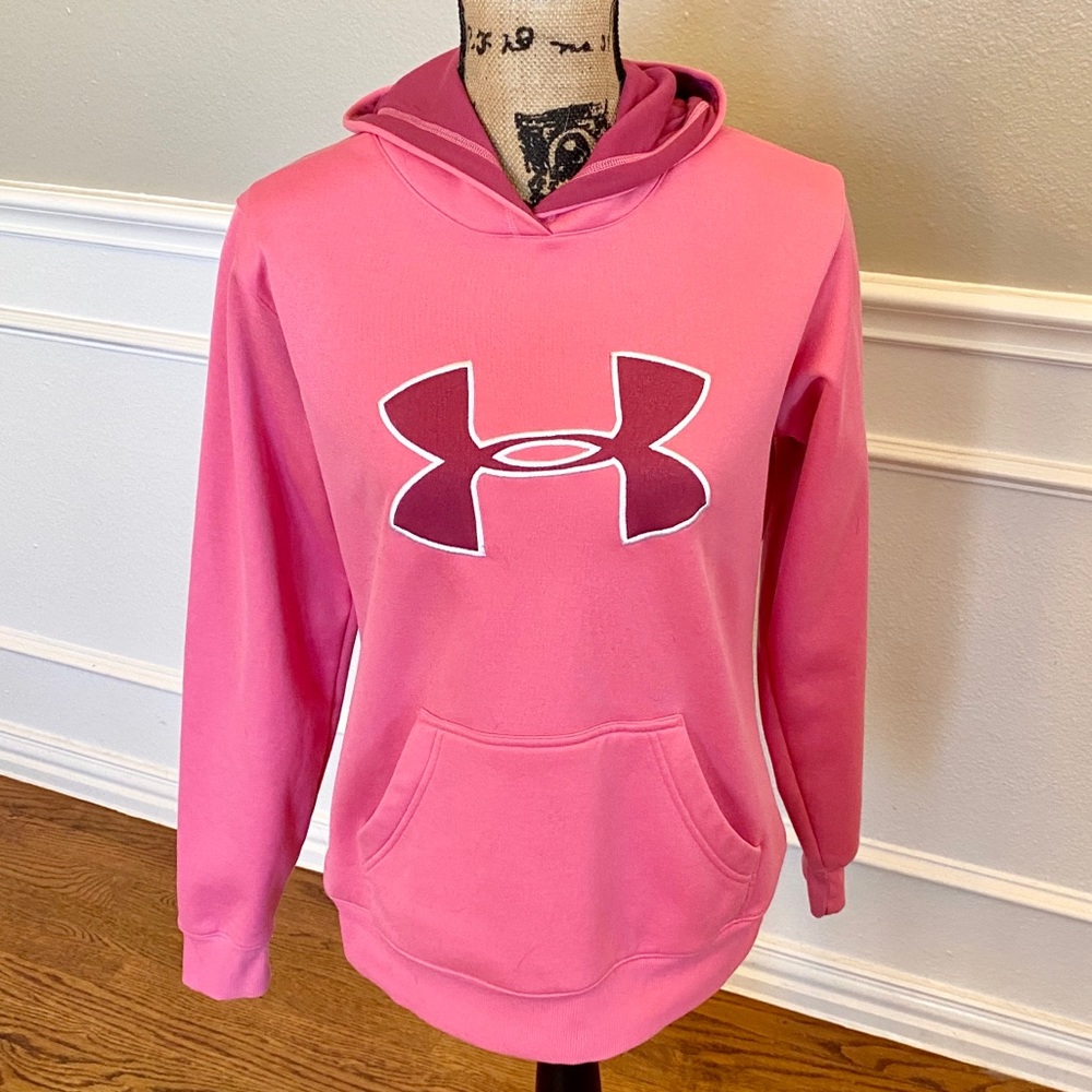 ~Under Armour~ bright pink hoodie sweatshirt